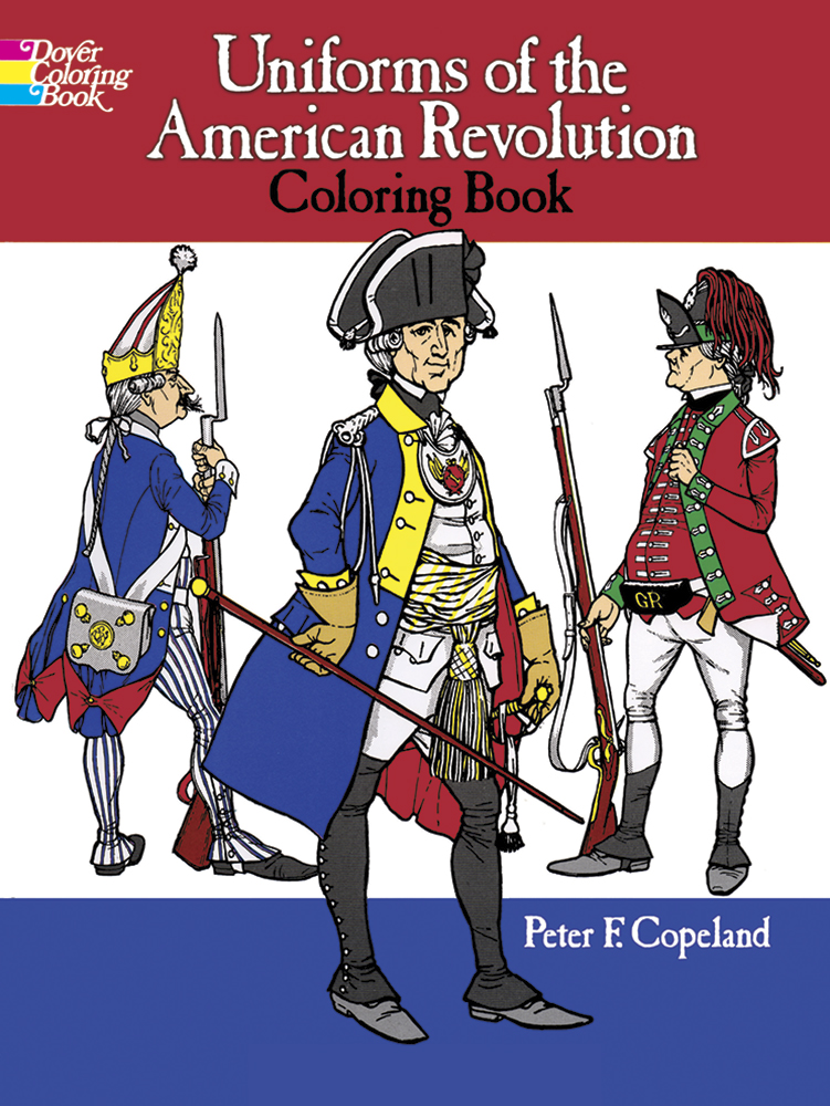 American Revolution Uniforms coloring book