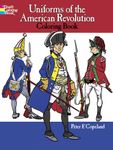 American Revolution uniforms coloring book