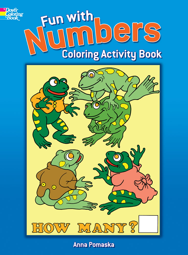 Fun with numbers coloring activity book