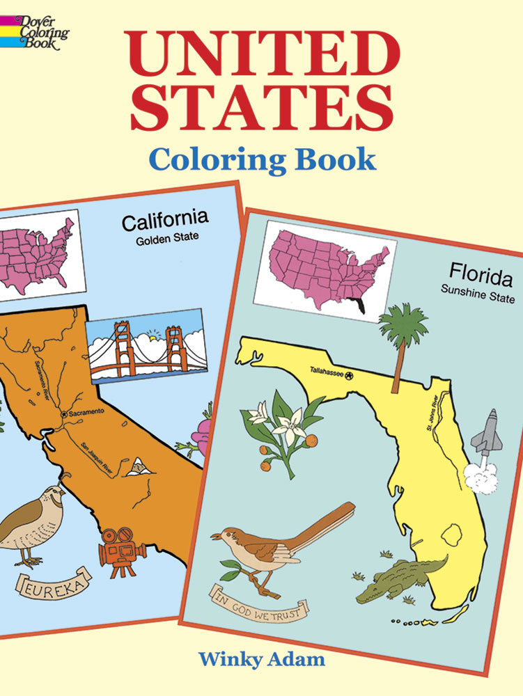 USA coloring activity book for children