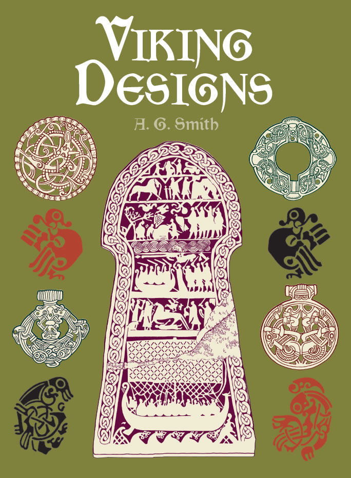 Viking designs for coloring, tattoos and artisan crafts