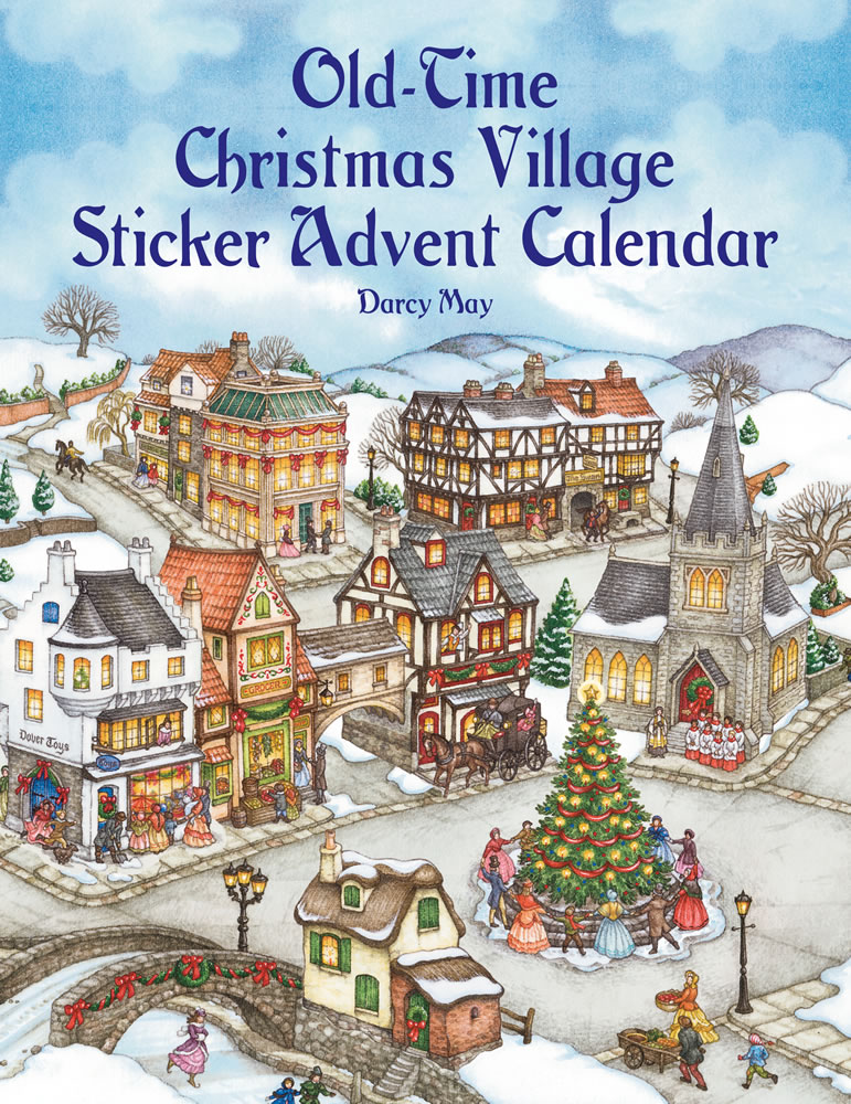 Christmas Advent calendar with stickers