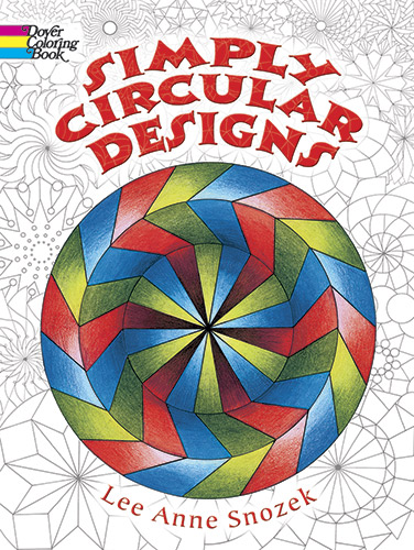 trippy circular designs to color