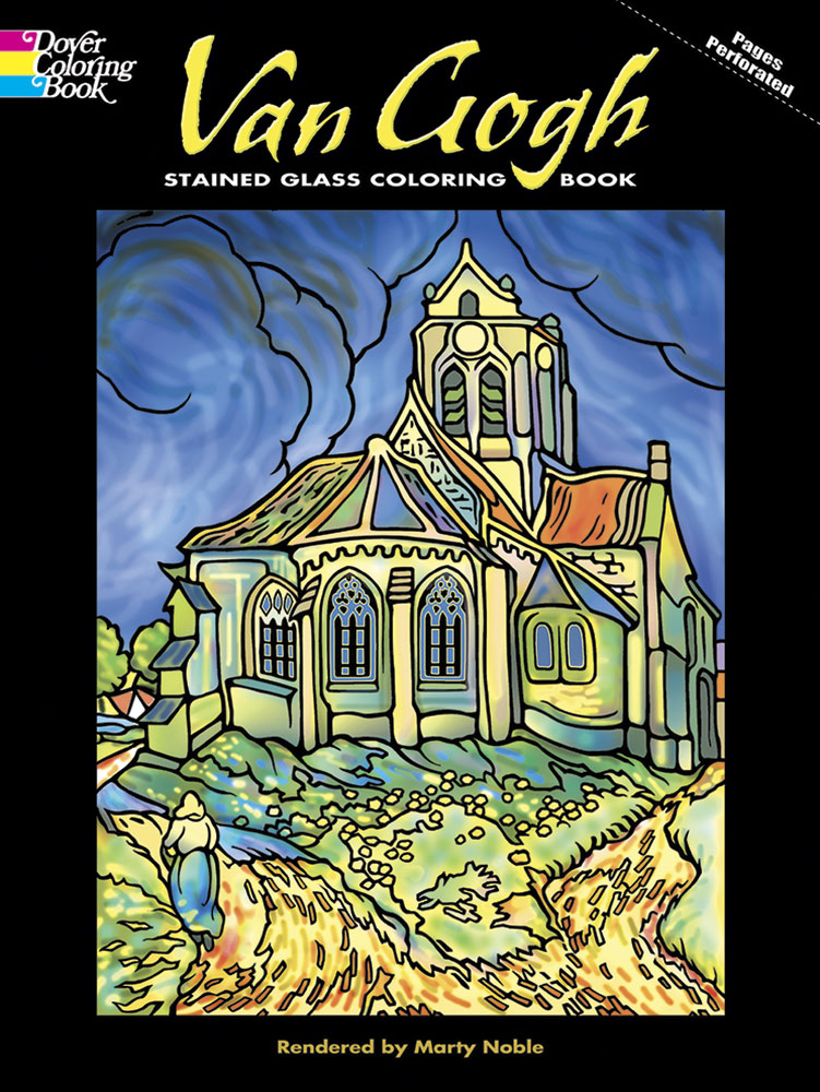 Van Gogh art coloring book