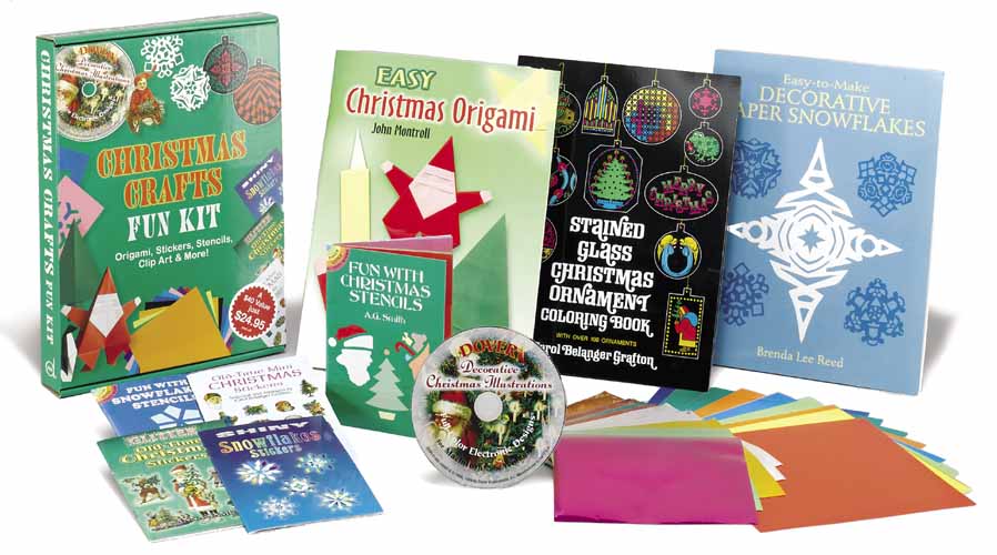 Christmas Crafts fun kit from Dover Publications