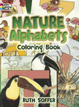 Nature alphabet letters coloring book