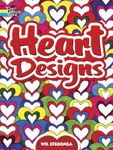 Romantic heart designs to color