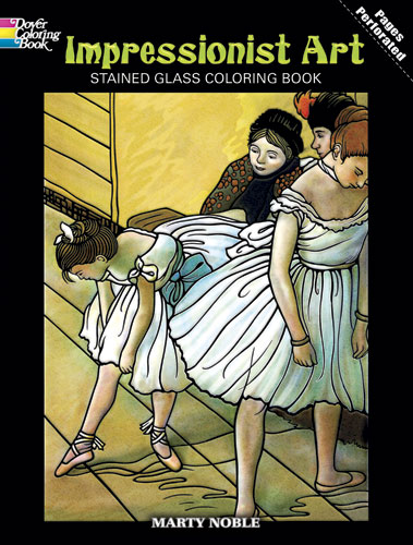 impressionist art coloring book