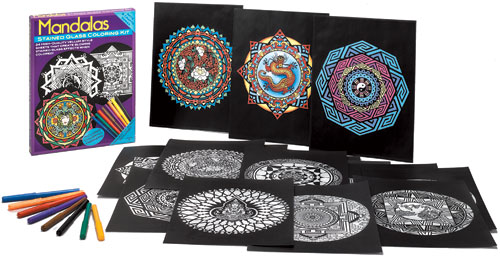 Mandala designs coloring set