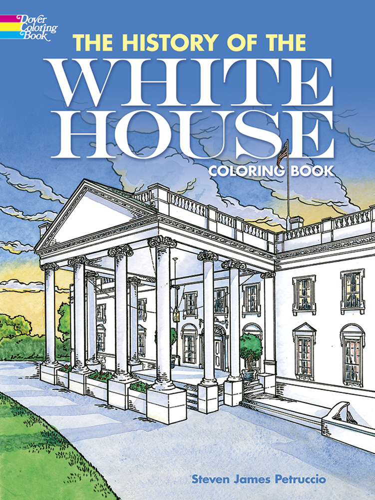 White house history coloring book