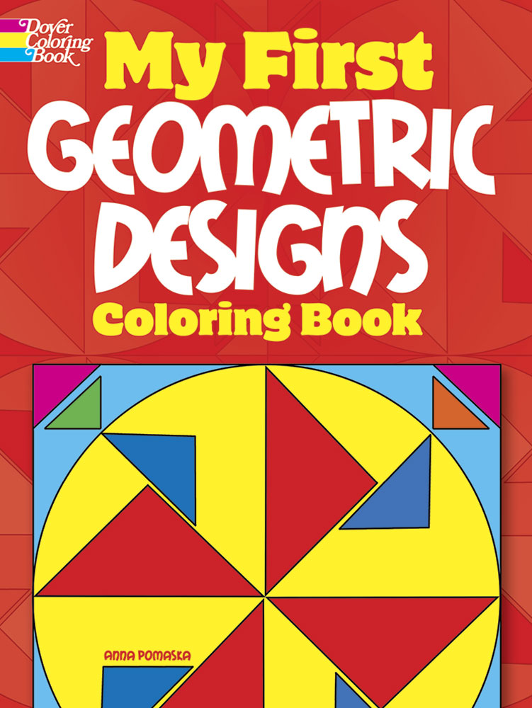 First geometric shapes coloring book
