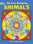 First mandalas coloring book, animal designs