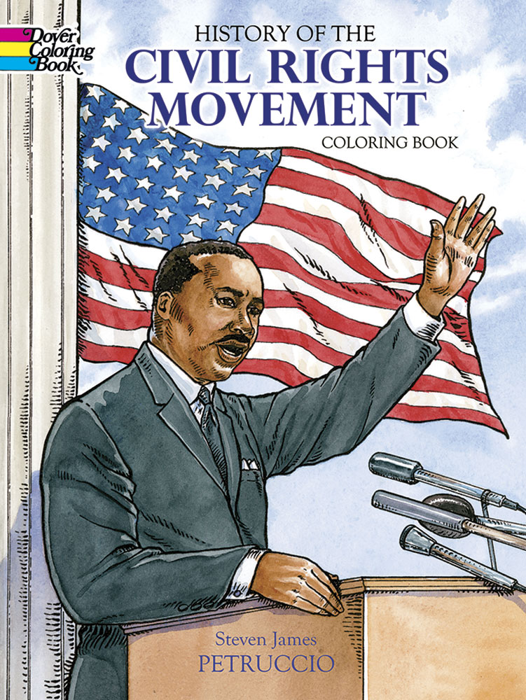US Civil Rights history coloring book
