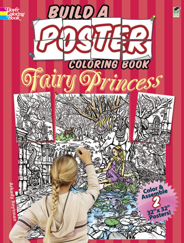 Build a poster fairy coloring book