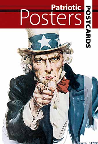 Vintage patriotic poster graphic postcards