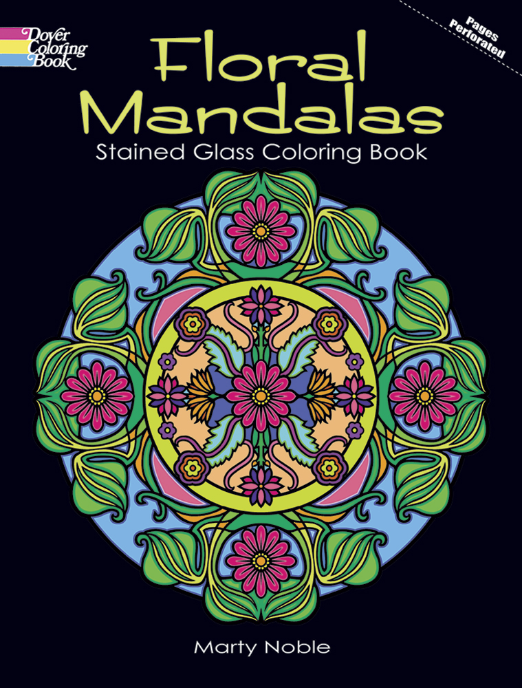 Flower mandalas coloring book