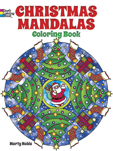 Whimsical Christmas mandalas coloring book