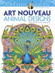 Art nouveau animal designs coloring book