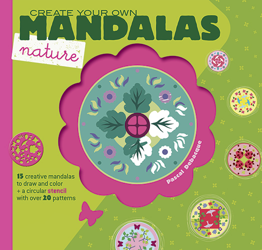 Design anc color your own mandalas, nature designs