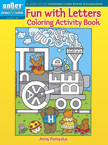 Fun with letters coloring book