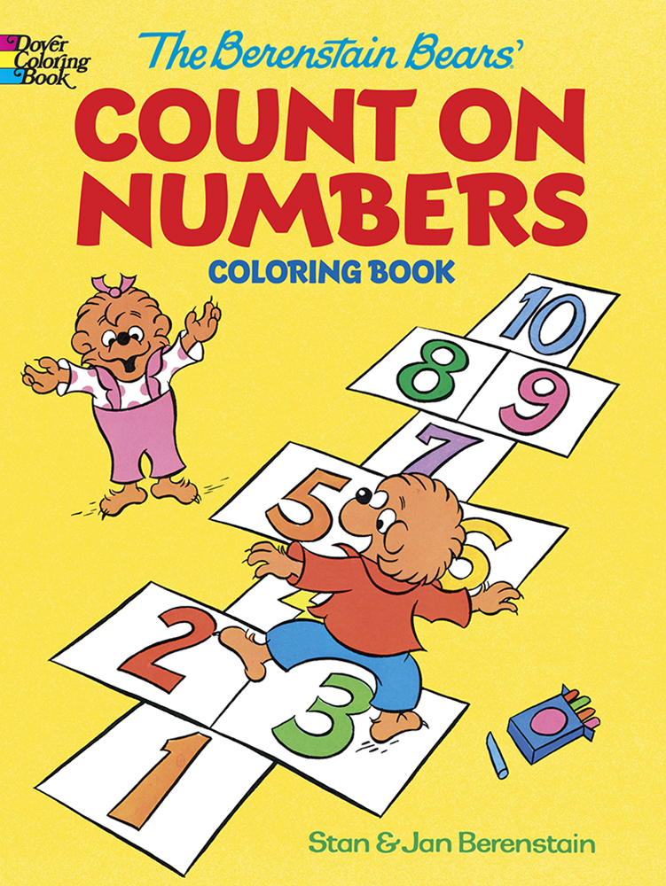 Berenstain Bears count and color activity book