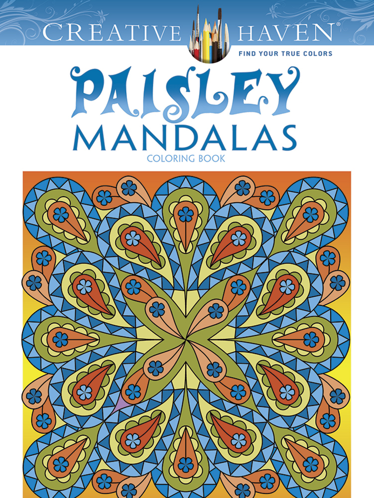 Wild groovy paisley mandala coloring book