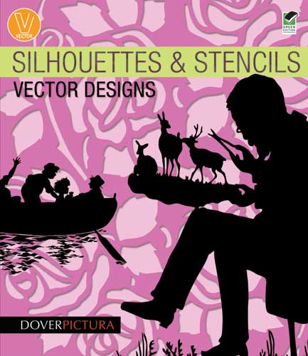 vector art stencil and silhouette designs