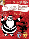 Photoshop brushes HOLIDAY designs on CD rom