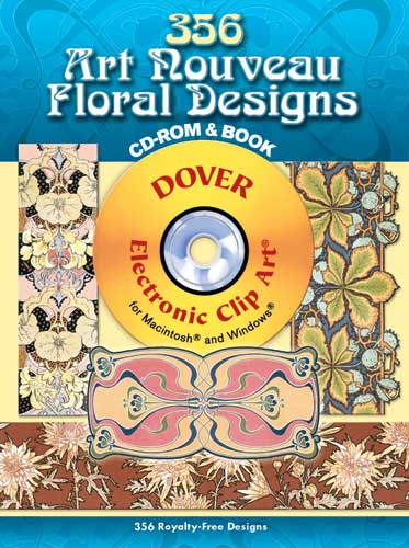 Vintage floral designs clipart cdrom and book vintage graphics