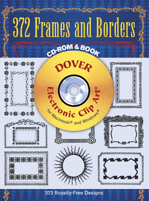 Frames and borders clip art  set