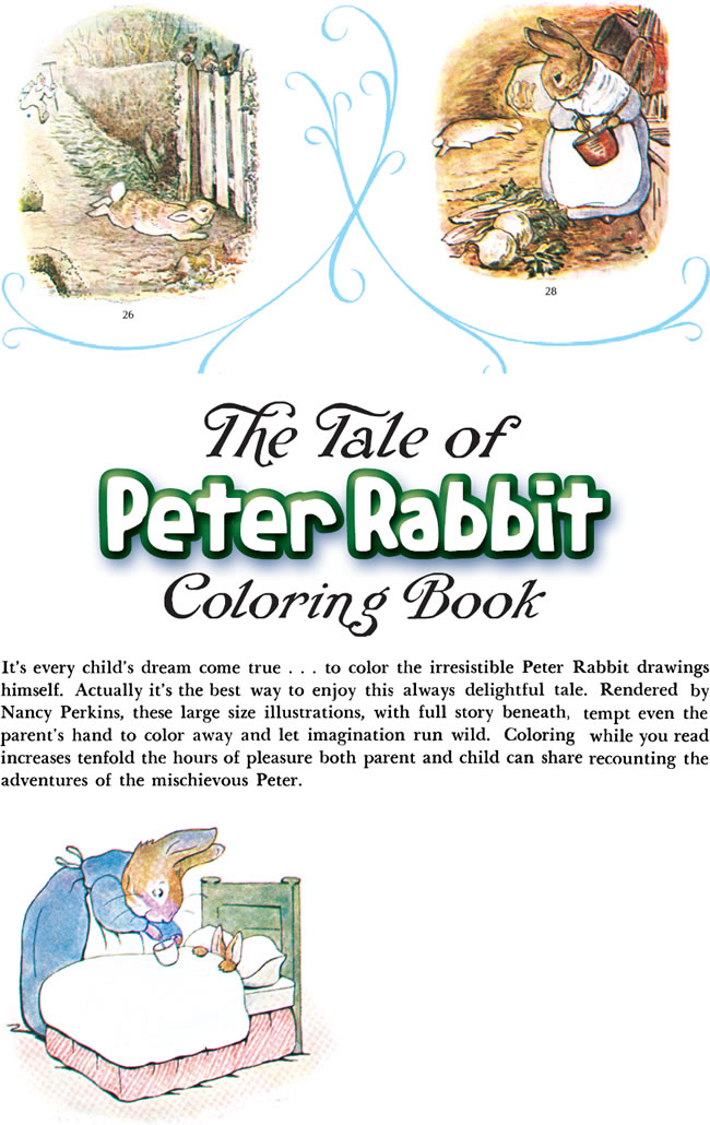 tale of peter rabbit coloring pages - photo #34