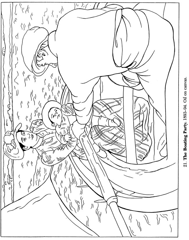 degas coloring book pages - photo #13