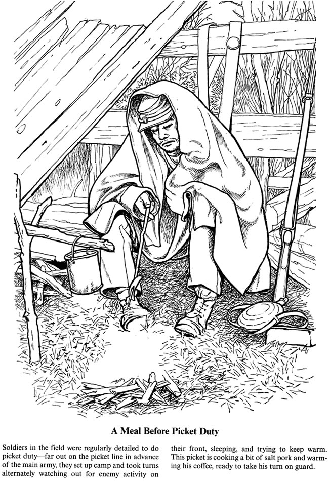 801 Cute Civil War Coloring Pages with disney character