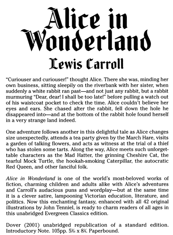 to Dover Publications