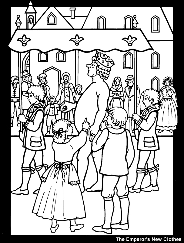 h c andersen coloring pages - photo #36