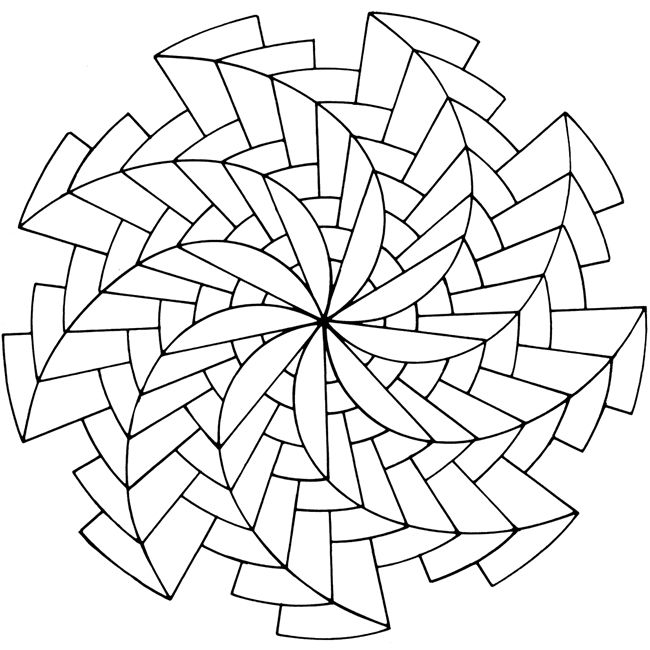 random shapes coloring pages - photo #5