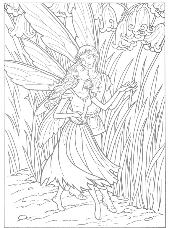 faerie coloring pages - photo #10