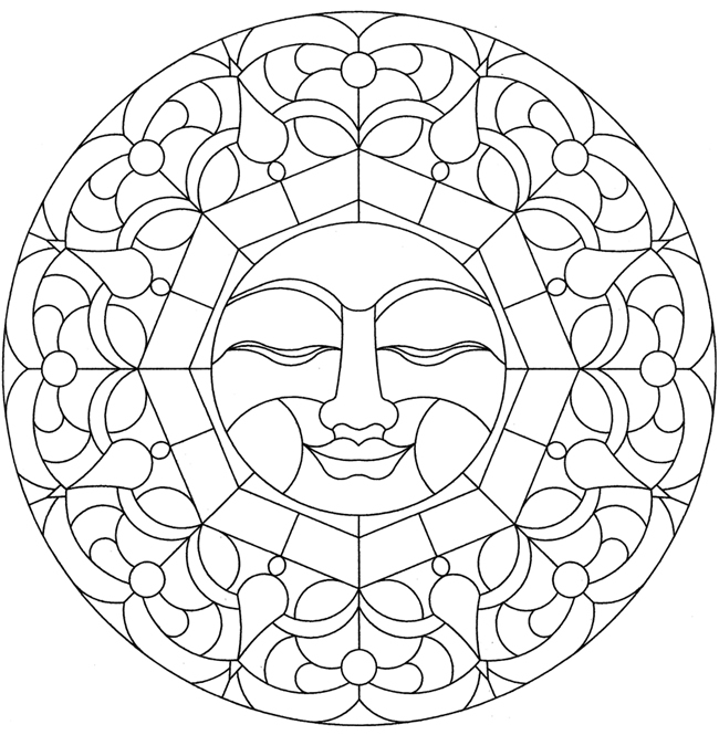 toddler sun mandala coloring pages - photo #24