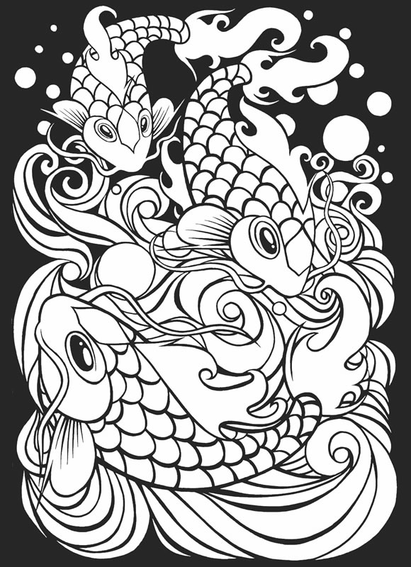 japanese art and coloring pages - photo #21