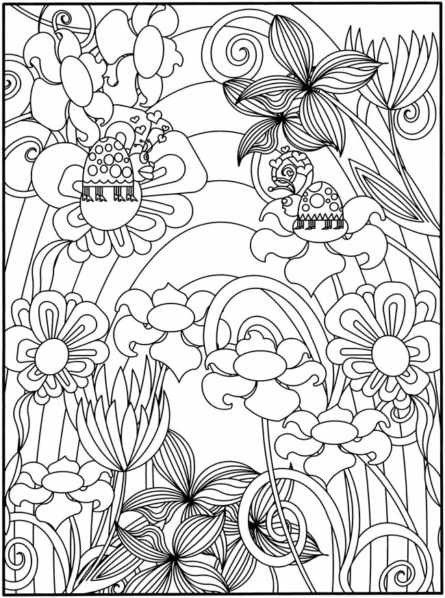 garden coloring pages for free - photo #17