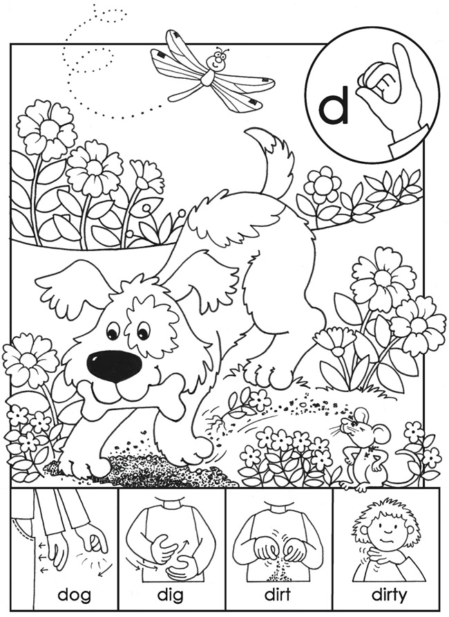 l asl coloring pages - photo #37