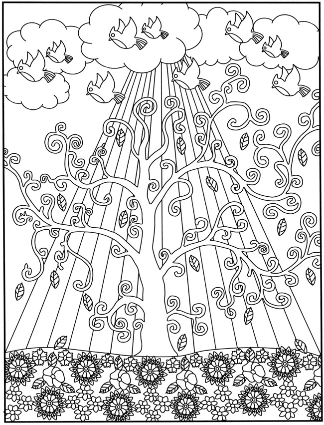 e design scapes coloring pages - photo #44