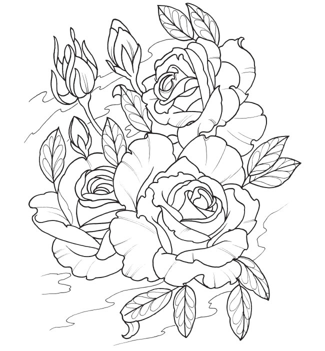 tattoo coloring pages - photo #7