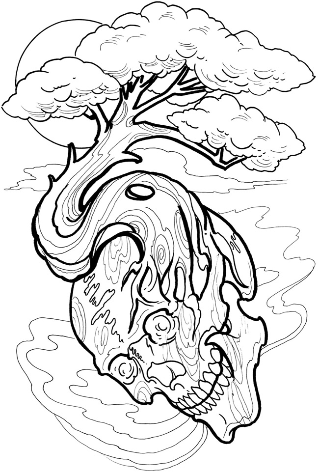 tattoo art coloring pages - photo #22