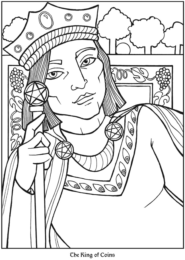 tarot coloring pages - photo #2