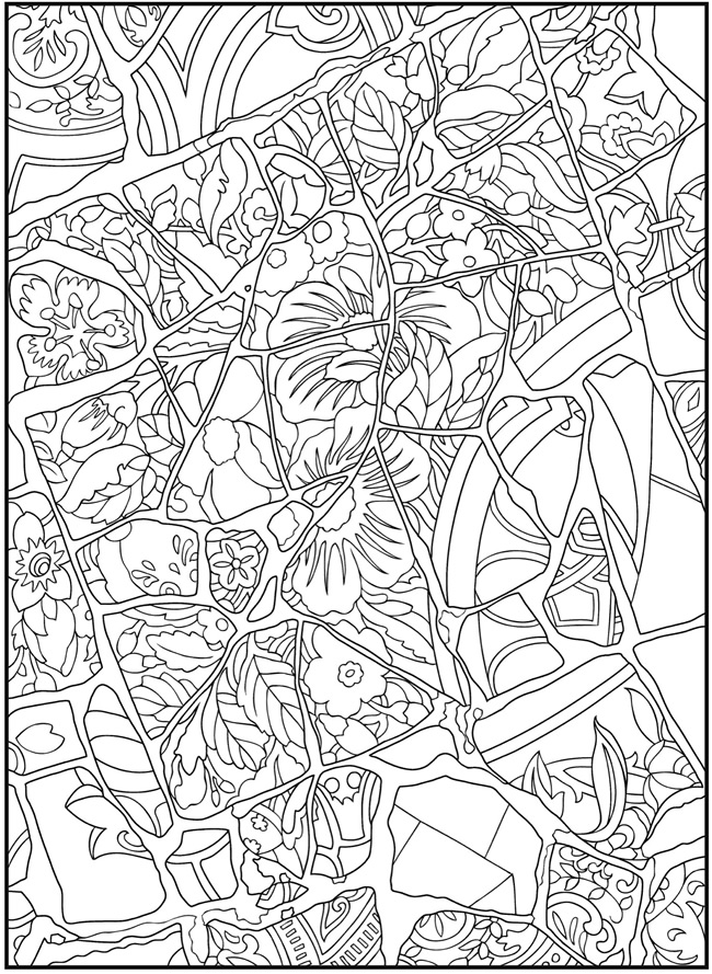 valentine mosaic coloring pages - photo #50