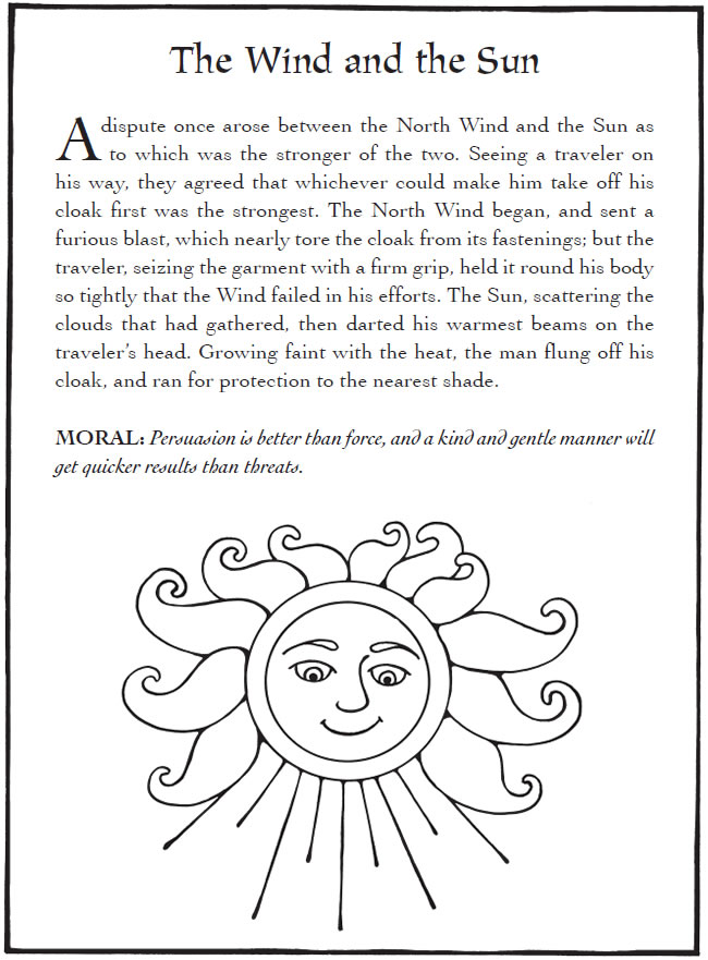 aesops fables coloring pages - photo #36