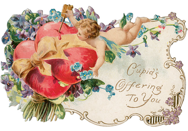 free victorian valentines day clipart - photo #24