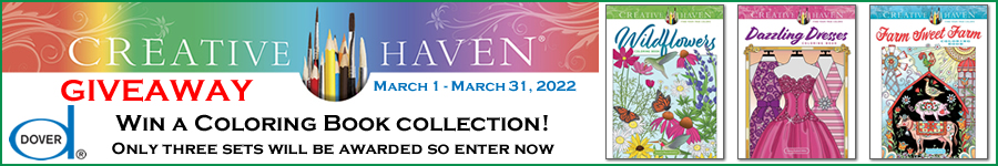 Spring Creative Haven Coloring Giveaway