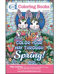 Dover Coloring Books Flyer Spring 2025